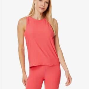 NWT Beyond Yoga Coral Featherweight Rebalance Tank Top SZ Large